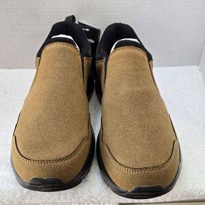 FitVille Explorer Outdoor Slip-On V1 Men's 9.5W Dune Brown Wide Comfort Walking